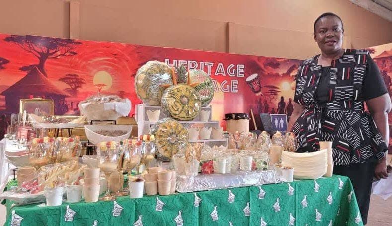 The dessert and refreshments table